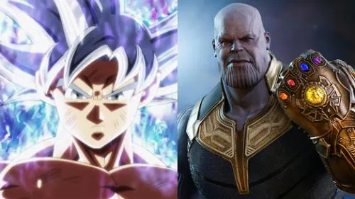 Así se vería una pelea entre Gokú y Thanos [FOTO]