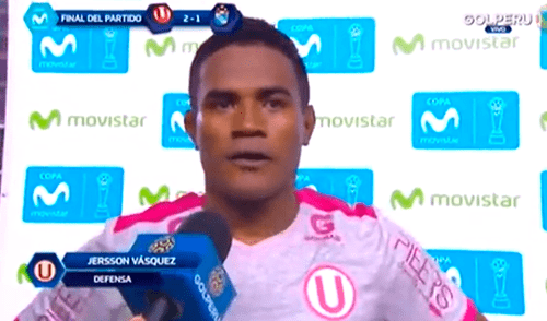 Universitario: la desmedida frase de Jersson Vásquez tras vencer a Cristal [VIDEO]