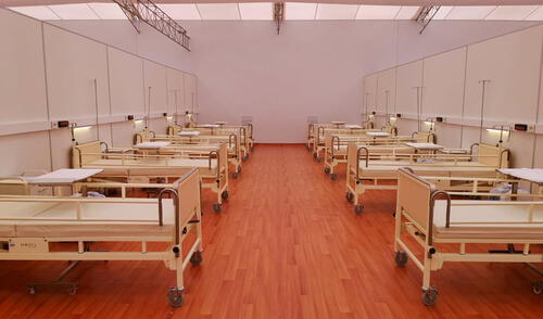 Hospital temporal de Trujillo en última etapa