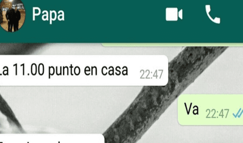 WhatsApp: Chica no llegaba de fiesta y su papá le dijo esto [FOTOS]