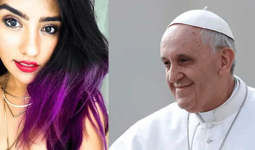 Youtuber Karen de ‘Los Polinesios’ conoció al papa Francisco [VIDEO]