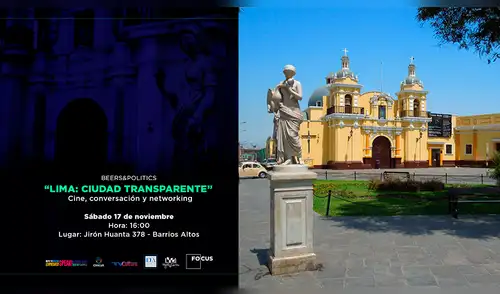 Conversatorio "Lima: ciudad transparente", se realizará en Barrios Altos