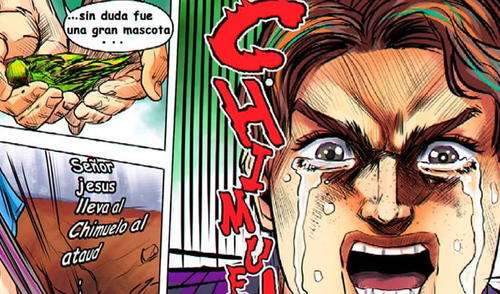 Facebook: crean manga de ‘Adiós Chimuelo’ dibujado al estilo de JoJo’s [FOTOS]