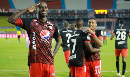 América de Cali derrotó a Junior en las semifinales de la Liga BetPlay 2020 y disputará la final del torneo. Foto: AFP. América de Cali jugará la final