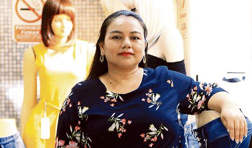 Susana Saldaña Pdta. de la Coordinadora de Empresarios de Gamarra