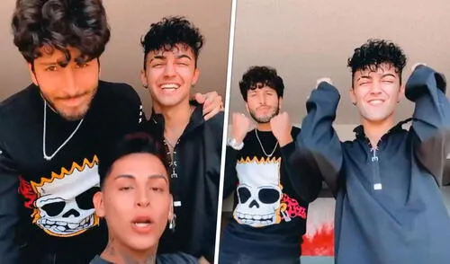 El cantante se mostró feliz con los famosos influencers, quienes hicieron el challenge de 'Chica ideal'. Foto: captura/Instagram