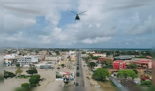 Se ha dispuesto el despliegue de helicópteros en la región.