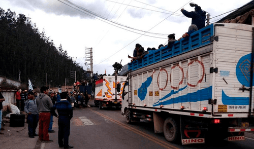 Paro de agricultores: reabren tránsito en la Carretera Central [FOTOS y VIDEOS]