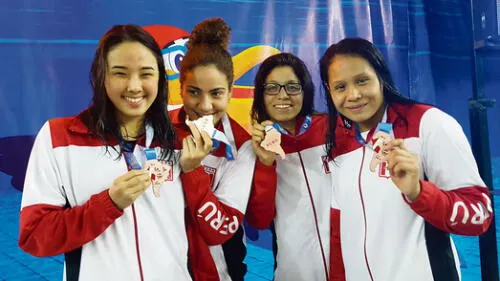 Peruanas se bañaron de bronce en Sudamericano Peruanas se bañaron de bronce en Sudamericano