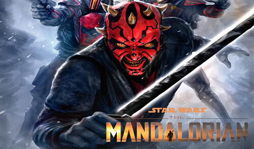 Darth Maul con el sable negro