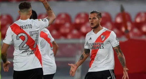 River Plate vs Nacional juegan este jueves a las 7:30 p. m. (hora peruana). Foto: EFE River Plate vs Nacional