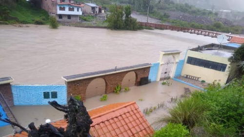 Lluvias y huaicos provocaron el embalse del río Cotahuasi en Arequipa.