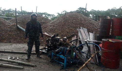 Implacable lucha contra la minería ilegal. madre de dios