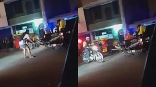 Testigos y serenos ayudaron a trasladar a víctimas hacia el nosocomio más cercano. (Foto: Capturas de video / Latina Noticias)