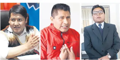 Perseguidos por la justicia. Germán Alejo culmina la gestión regional en Puno. Aduviri fue vacado por sentencia y Luque cumple prisión preventiva. Foto: La República Perseguidos por la justicia. Germán Alejo culmina la gestión regional en Puno. Aduviri fue vacado por sentencia y Luque cumple prisión preventiva. Foto: La República