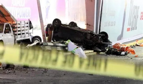 Accidente en Circuito Interior dejó dos muertos.