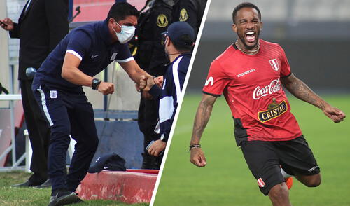 Guillermo Salas y Jefferson Farfán jugaron juntos en Alianza Lima entre 2001 y 2004. Foto: Composición Liga 1/EFE Guillermo Salas | Jefferson Farfán