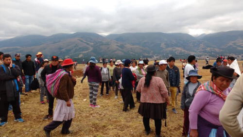 Comuneros de Huamanmarca se oponen a construcción de planta de tratamiento de residuos sólidos [FOTOS]