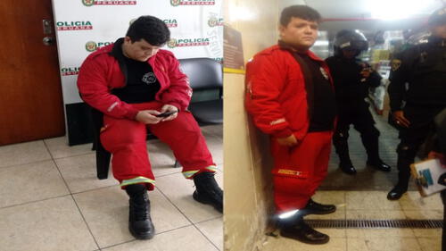 Los bomberos denunciarán al sujeto por hurto, falsedad y usurpación de funciones Los bomberos denunciarán al sujeto por hurto, falsedad y usurpación de funciones