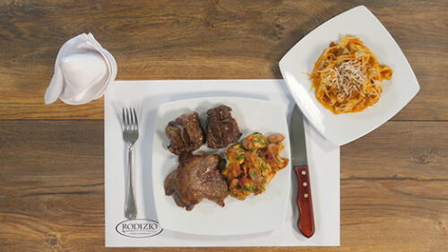 Rodizio: picaña asada y piña acanelada