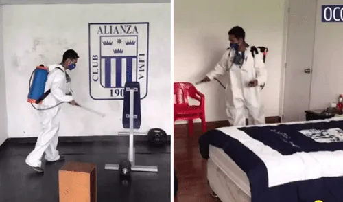 Alianza Lima: hinchas desinfectaron instalaciones del estadio Matute