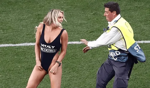 Kinsey Wolanski sobre su invasión en la Champions League: "¿Distraje un poco?"