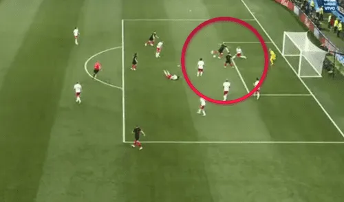Dinamarca vs Croacia: gol de Mandzukic para el 1-1 [VIDEO] 