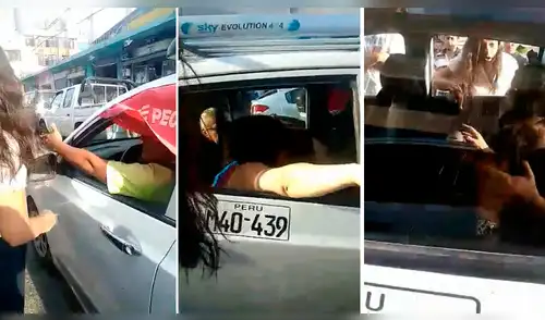  Chiclayo: captan a sujeto golpeando a su pareja, pero ella lo niega [VIDEO]