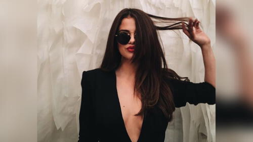 Selena Gomez es una amante del color negro y estas fotos lo demuestran
