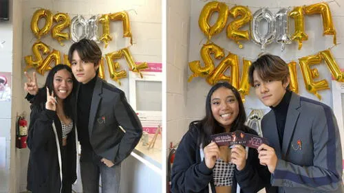 Kim Samuel visitó evento de cumpleaños organizado por fans. Fuente: Twitter @kingwonnie.