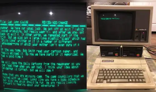 El mensaje que le dejó un padre a su hijo hace 30 años en una computadora Apple