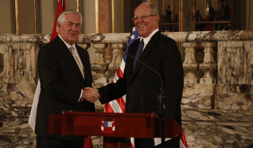 Tillerson elogia papel de grupo de Lima ante crisis en Venezuela