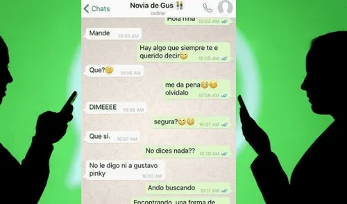 WhatsApp: usó teléfono de su amigo para hablar con su novia y se entera que lo engañan WhatsApp: usó teléfono de su amigo para hablar con su novia y se entera que lo engañan