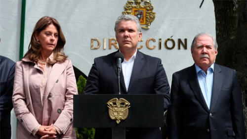 Presidente Iván Duque afirma que acto terrorista en Colombia “no quedará impune”