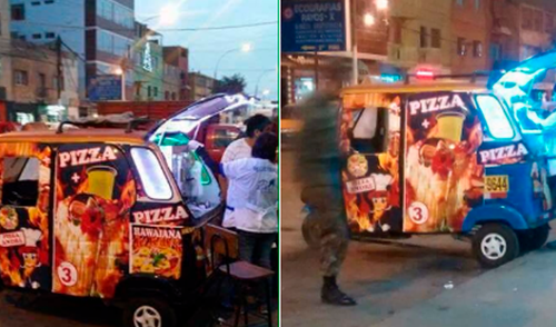 Facebook viral: peruano convierte su mototaxi en un ‘horno’ para pizza y sorprende a miles [FOTOS]