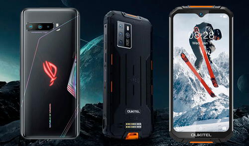 En esta lista encontrarás el teléfono más potente, pues cuenta con una batería de 10.000 mAh. Foto composición La República Los teléfonos con las baterías más potentes presentados en 2020