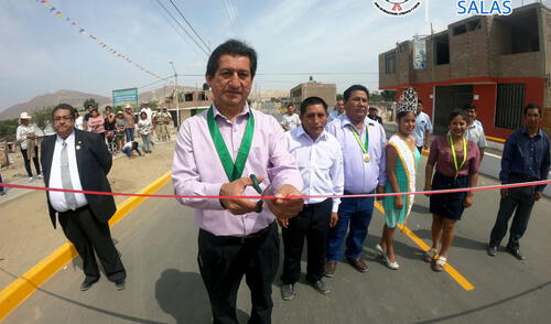 Ica: Municipalidad de Salas inauguró pistas y veredas en Villa Rotary