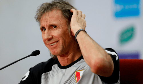 Perú vs Uruguay: la respuesta sarcástica de Ricardo Gareca en conferencia de prensa.
