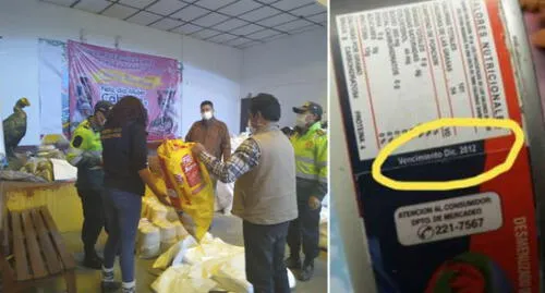 En la inspección, la fiscal verificó que 25 latas de atún de marca “Fanny”, presentaban un doble etiquetado.