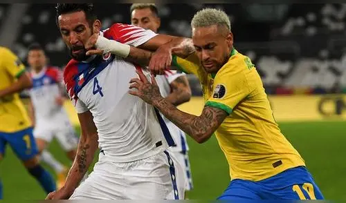Chile vs. Brasil se miden por la fecha 9 de las Eliminatorias Qatar 2022 este jueves 2 de setiembre Foto:AFP