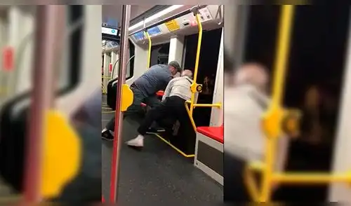 Twitter: Joven escuchaba música y causa inesperada reacción en pasajeros [VIDEO]