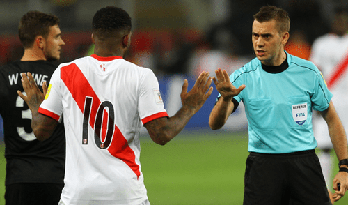 Usan el nombre del árbitro del Perú vs Nueva Zelanda para enviar droga