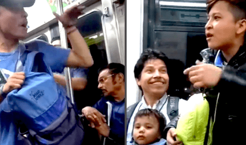 Facebook Viral: Estaba rapeando en pleno tren, pero pasajera lo reta y le gana [VIDEO]