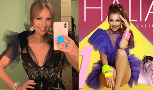 Thalía seduce en Instagram con sexy baile en toalla [VIDEO]