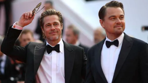 Brad Pitt bromea sobre rumor de romance con Leonardo DiCaprio