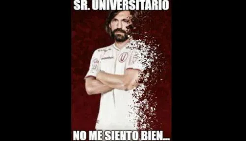 Los memes por la cancelación del partido de la ‘U’ con Andrea Pirlo