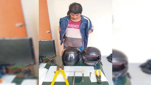 Chiclayo: intervienen a presunto ladrón tras ser captado por cámaras de vigilancia 