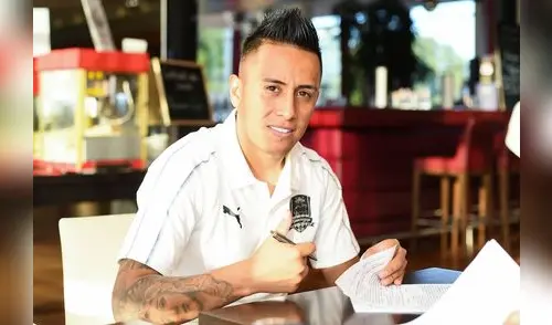 Christian Cueva puso la firma Christian Cueva puso la firma