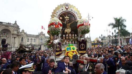 Imagen del Señor de los Milagros llegará hoy hasta Barrios Altos