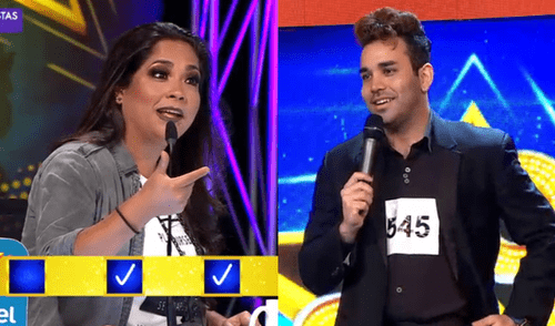 Katia Palma coquetea con imitador de Luis Miguel en 'Yo Soy' [VIDEO]